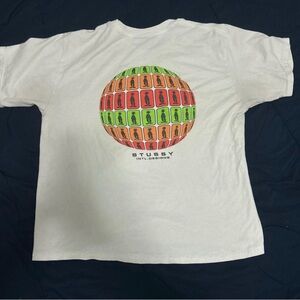 Stussy White Graphic T-Shirt